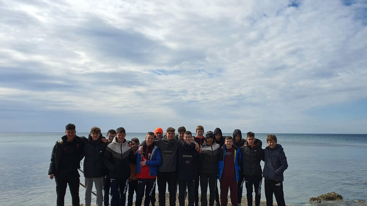Ekipa U15 na pripravah v Umagu
