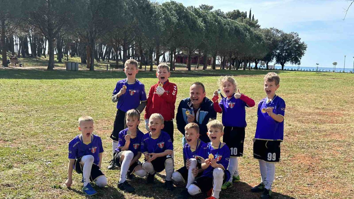 Ekipa U8  na turnirju Umag Trophy 2023