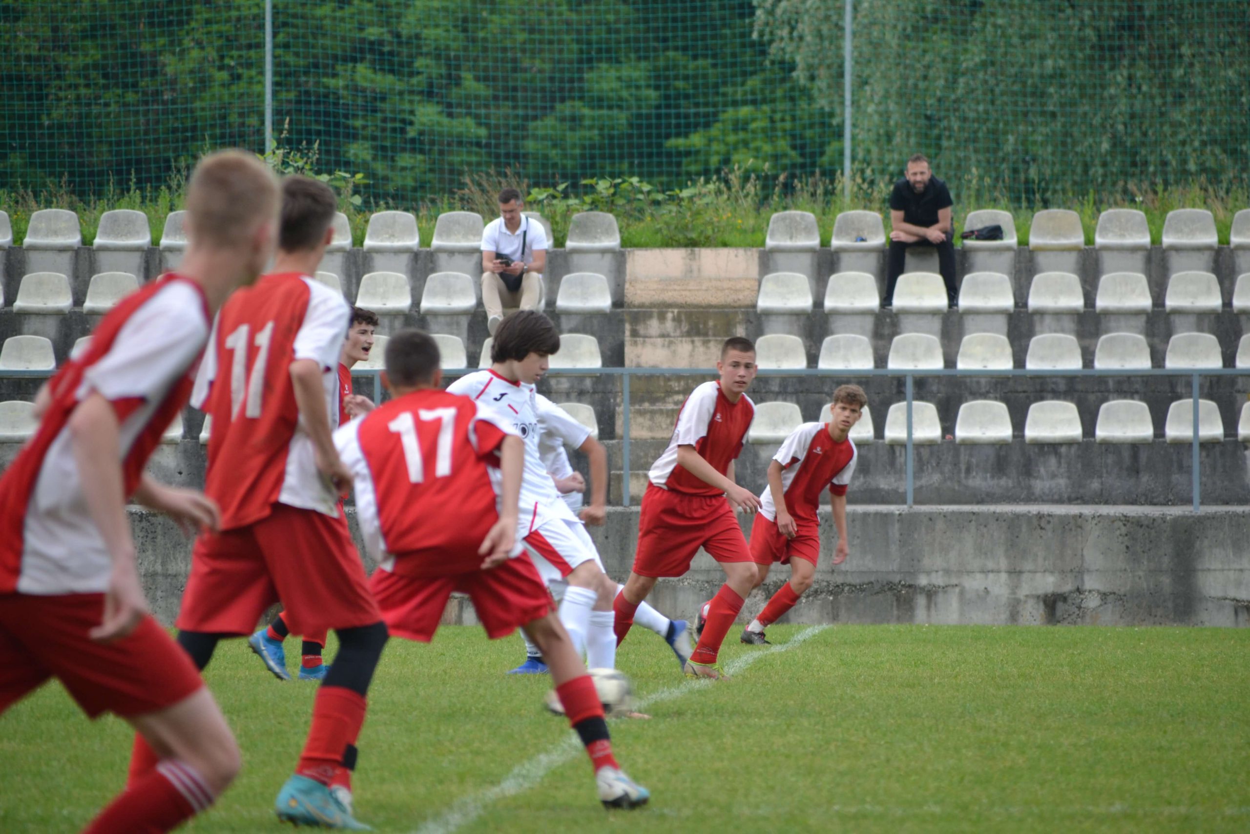 Začetek tekme Zarica - Jesenice
