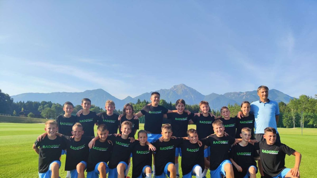 Mladi nogometaši U11 in U13 trenirali v NC Brdo v okviru programa NZS
