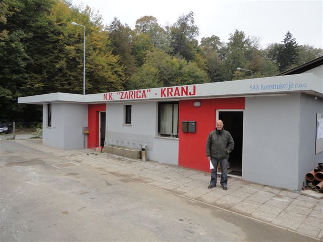 NK Zarica Kranj leta 1984 — Zvone Kuželj, tedanji predsednik NK Zarica